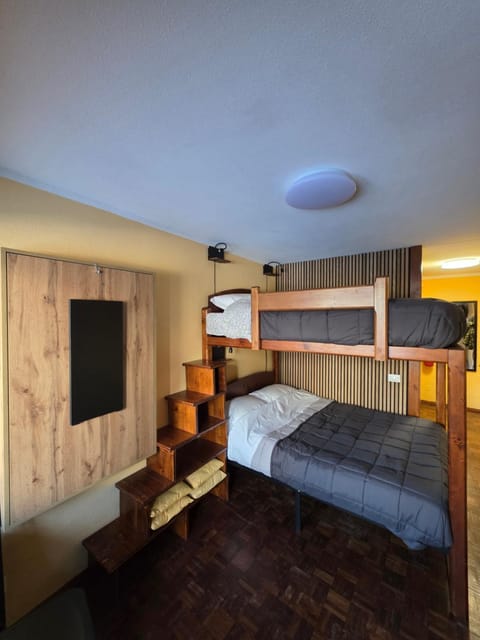 Photo of the whole room, bunk bed