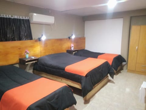 Bed, Bedroom, air conditioner