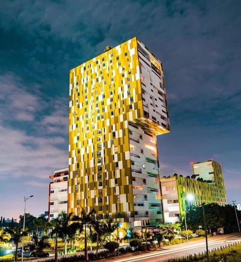 Property building, Night, City view, Location