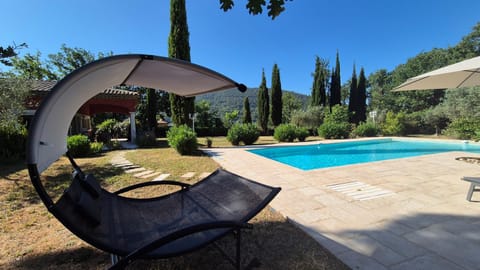 Natural landscape, Garden, Garden view, Mountain view, Pool view, Swimming pool, sunbed
