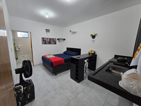 Bed, TV and multimedia, Living room, Photo of the whole room, Seating area, Bedroom