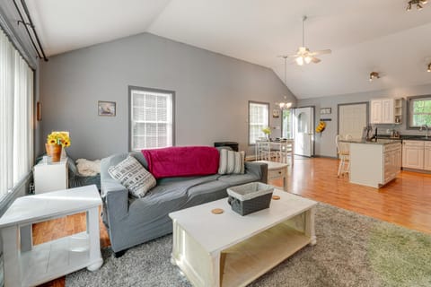 4 Mi to Long Lake! Secluded Haven with Fenced Yard House in Naples