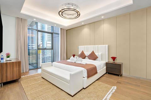 Bed, Photo of the whole room, Bedroom, towels, wardrobe