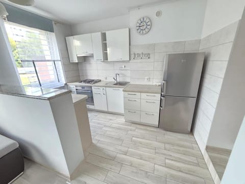 Kitchen or kitchenette, oven, stove