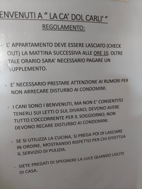 La Cà dol Carlì Apartment in Province of Brescia