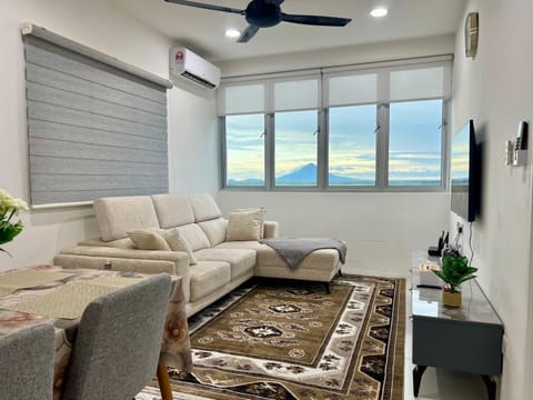 TV and multimedia, Living room, Seating area, Mountain view, internet, air conditioner