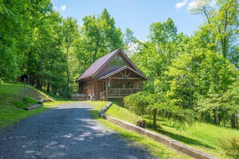 Updated Cabin Mins from Downtown West Jefferson- Hot Tub, Porches, Dogs OK Cabin in West Jefferson