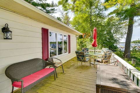 Lakefront Retreat with Pedal Boat and Dock in Kalkaska House in Michigan