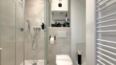 Shower, Toilet, Bathroom, heating, internet, towels