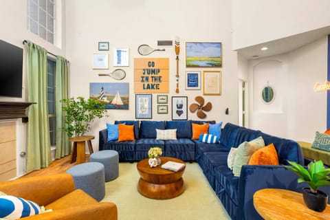 Resort Style Backyard Pool Pickleball Court House in Lake Dallas