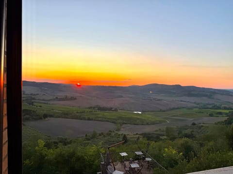 Natural landscape, Bird's eye view, Sunset