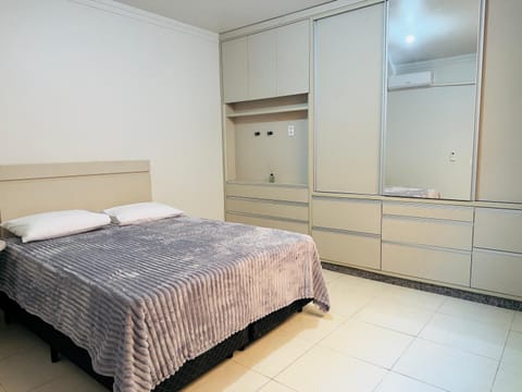 Bed, Photo of the whole room, Bedroom, wardrobe, air conditioner