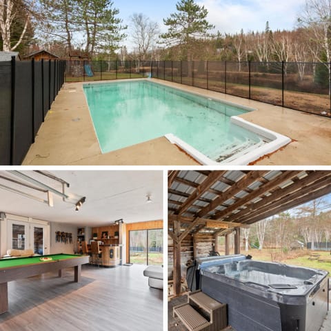 Property building, Natural landscape, Pool view, Swimming pool