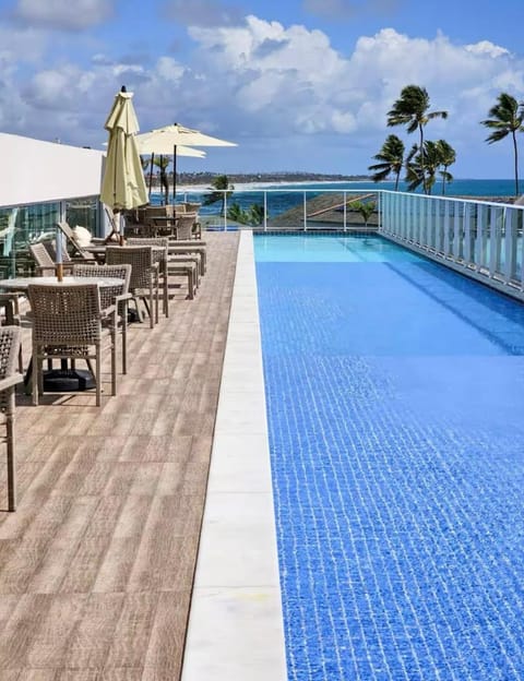 Pool view, Sea view, Swimming pool, sunbed