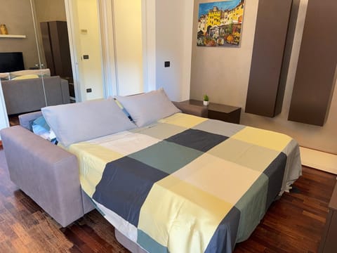 Bed, Living room, Photo of the whole room, Seating area