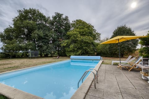Property building, Living room, Swimming pool