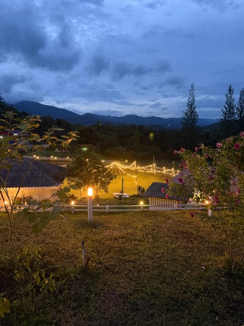 Night, Natural landscape, Mountain view