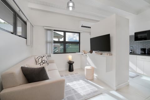 Living room, kitchen