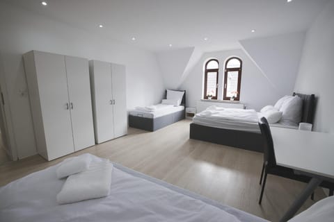 Bed, Photo of the whole room, Bedroom, towels, wardrobe