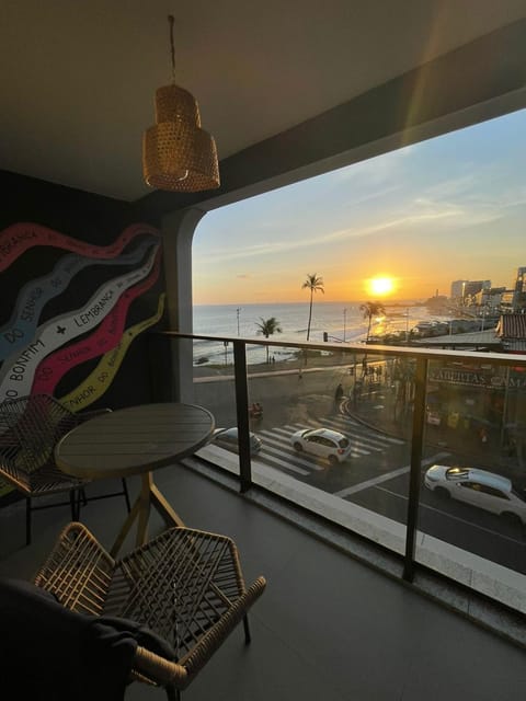 View (from property/room), Balcony/Terrace, Sea view, Sunset