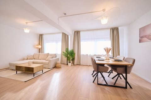 Living room, Seating area, Dining area