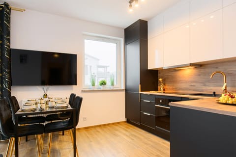 Kitchen or kitchenette, Dining area, stove