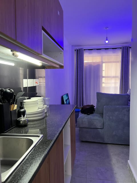 Kitchen or kitchenette, Living room