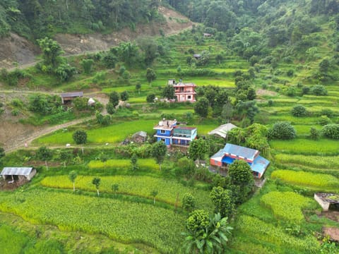 Property building, Nearby landmark, Natural landscape, Bird's eye view