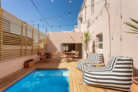 Patio, Swimming pool, Entertainment, sunbed