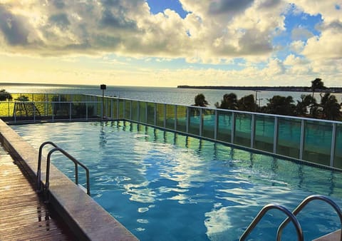 Nearby landmark, Natural landscape, Pool view, Sea view, Swimming pool