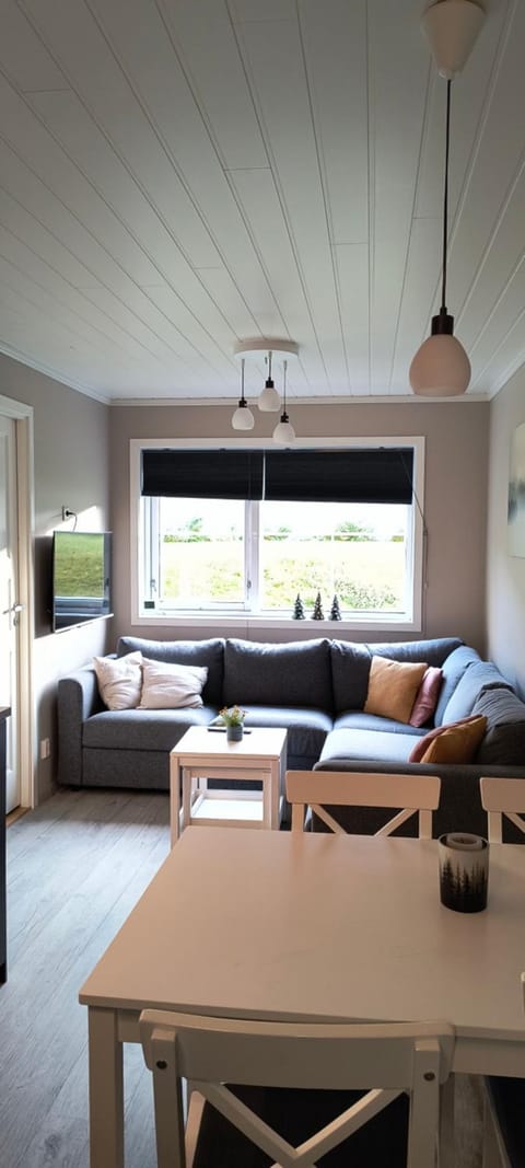 Photo of the whole room, Dining area