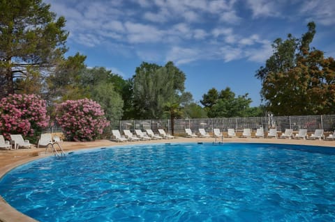 Property building, Living room, Swimming pool