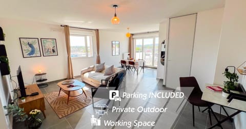 Living room, Seating area, Dining area