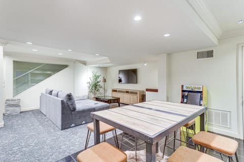 1 Mi to OU! Group Getaway with Game Room, Pool House in Norman