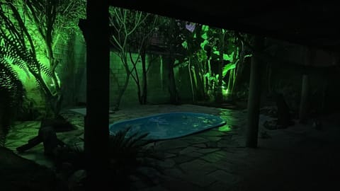 Night, Natural landscape, Pool view, Swimming pool