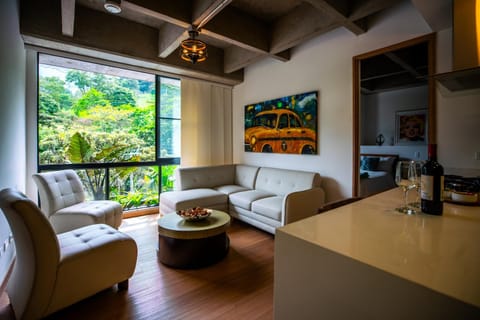Living room, Seating area, Dining area