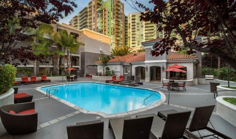 Property building, Pool view, Swimming pool