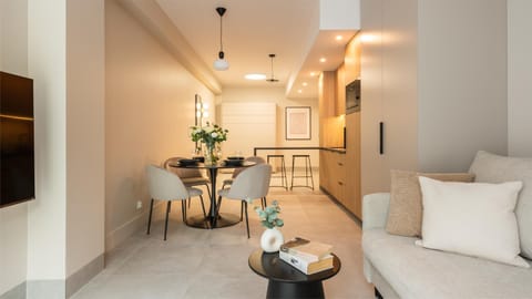 Living room, Seating area, Dining area