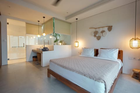 Bed, Kitchen or kitchenette, Living room, Photo of the whole room, Seating area, Bedroom