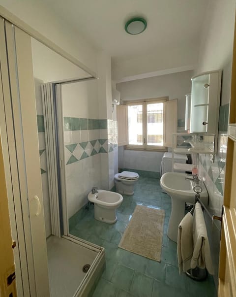 Shower, Toilet, towels