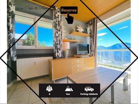 Spacieux F3 - Jolie vue sur les montagnes Apartment in Huez