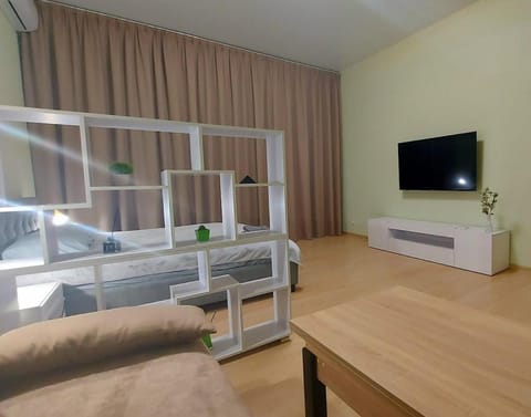 Communal lounge/ TV room, Bed, TV and multimedia, Photo of the whole room, Bedroom