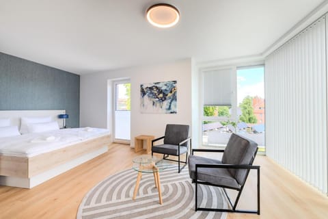 Living room, Seating area, Bedroom