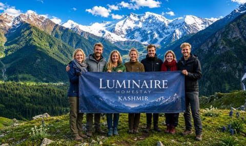 People, Natural landscape, Mountain view, group of guests