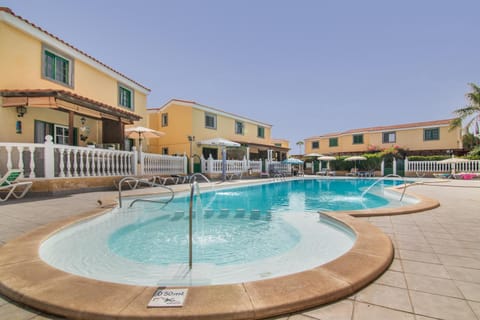 Property building, Living room, Swimming pool