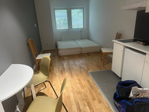 Bed, Kitchen or kitchenette, Dining area, Bedroom