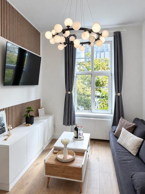 Bed, View (from property/room), Living room, Seating area
