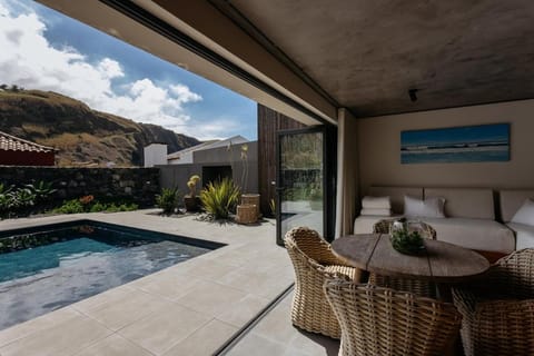 Patio, Living room, Pool view, Swimming pool