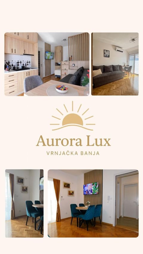 Bed, TV and multimedia, Kitchen or kitchenette, Living room, Photo of the whole room, Seating area, Text overlay