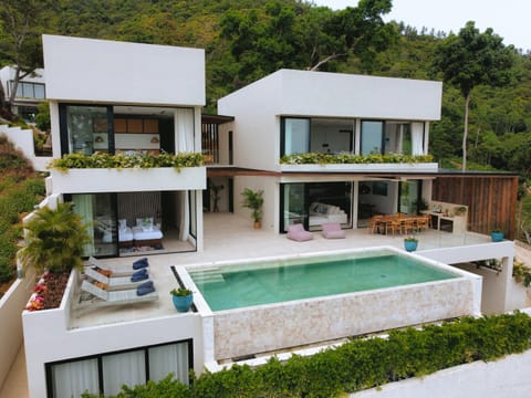 Property building, Patio, Pool view, Swimming pool